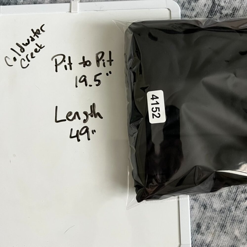 Coldwater Creek Petite M Black Maxi Dress - Picture 2 of 3